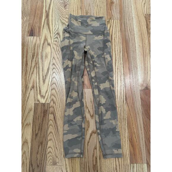 Lululemon Align Camo Leggings With Pockets - Picture 1 of 6